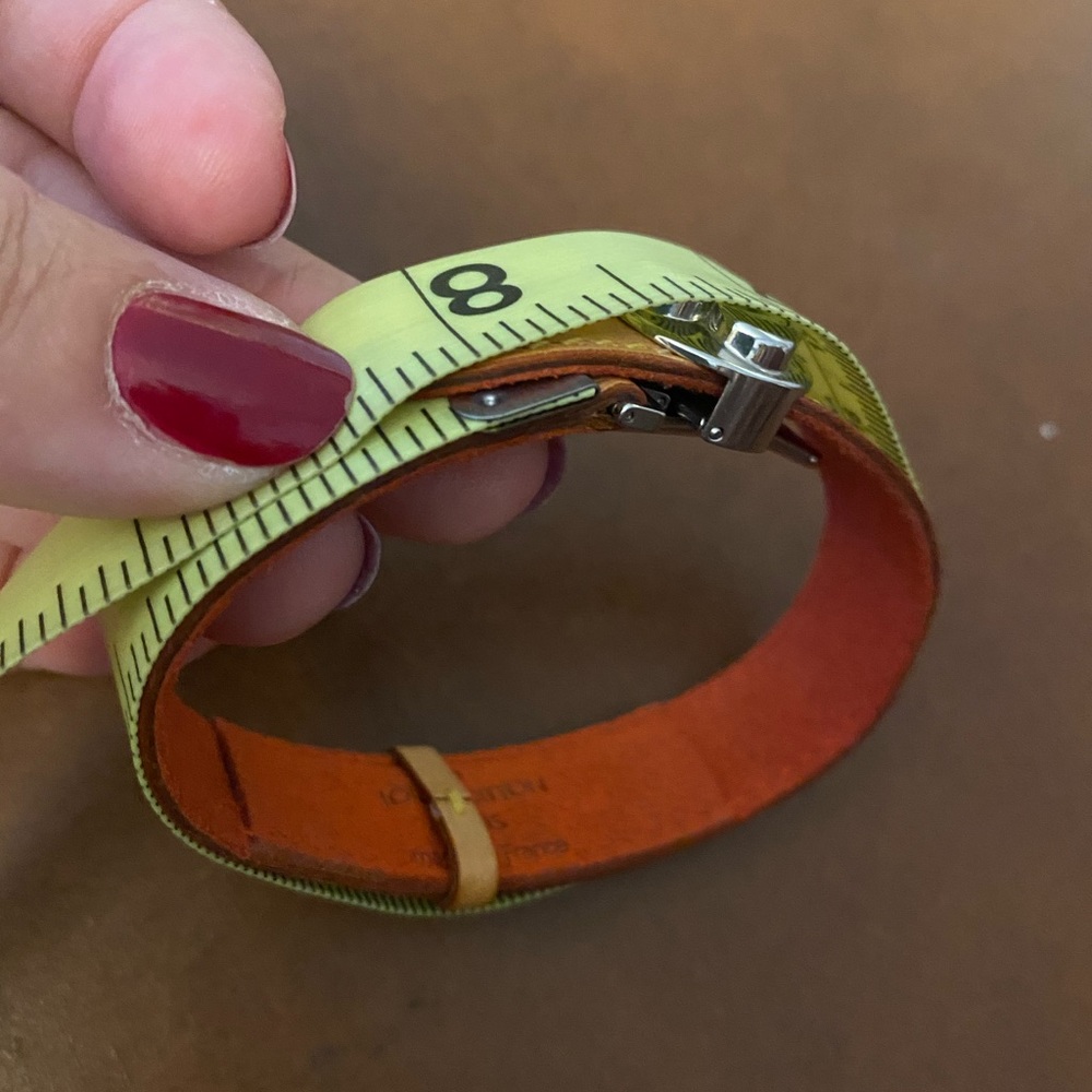 Silver vachetta Louis Vuitton bracelet - Picture 7 of 7